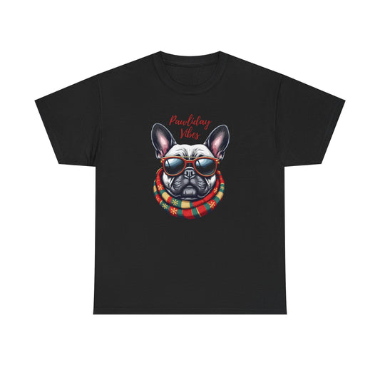 Chic Dog Lover Tee - 'Pawliday Vibes' Unisex Heavy Cotton T-Shirt