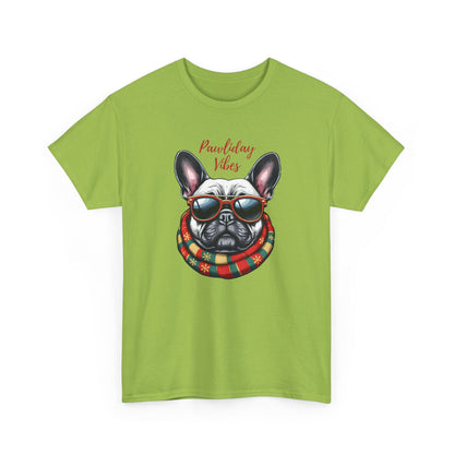 Chic Dog Lover Tee - 'Pawliday Vibes' Unisex Heavy Cotton T-Shirt