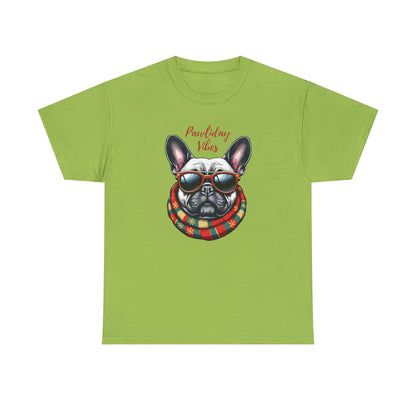 Chic Dog Lover Tee - 'Pawliday Vibes' Unisex Heavy Cotton T-Shirt