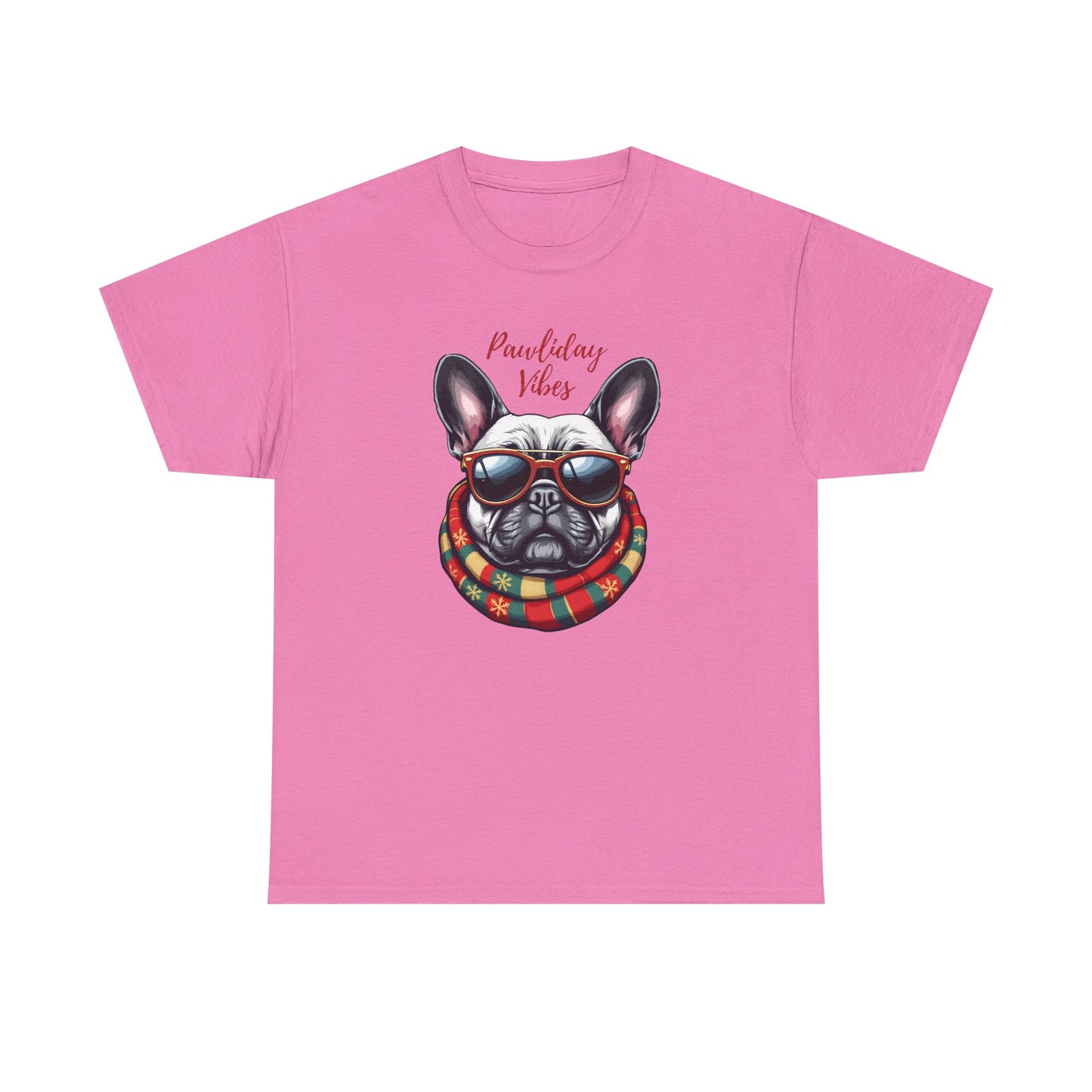 Chic Dog Lover Tee - 'Pawliday Vibes' Unisex Heavy Cotton T-Shirt