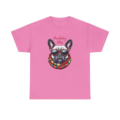 Chic Dog Lover Tee - 'Pawliday Vibes' Unisex Heavy Cotton T-Shirt