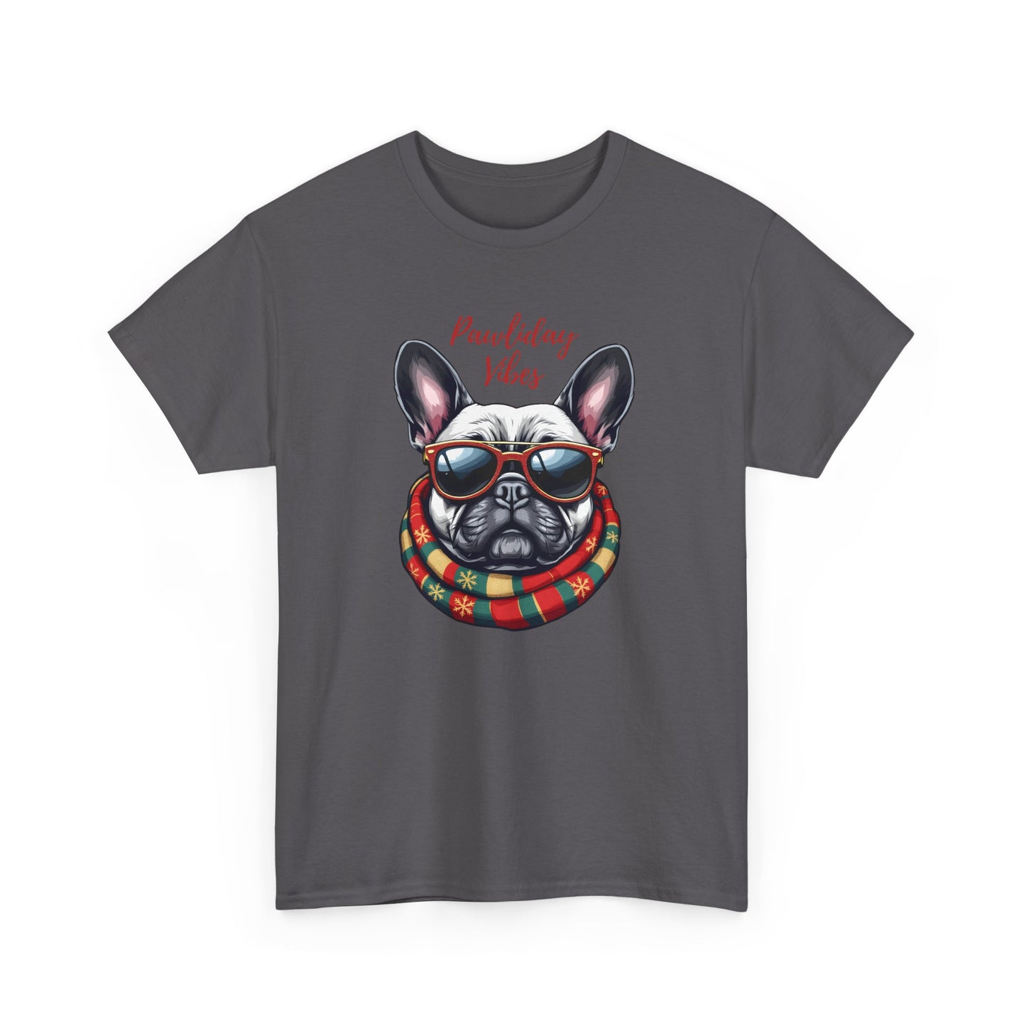 Chic Dog Lover Tee - 'Pawliday Vibes' Unisex Heavy Cotton T-Shirt