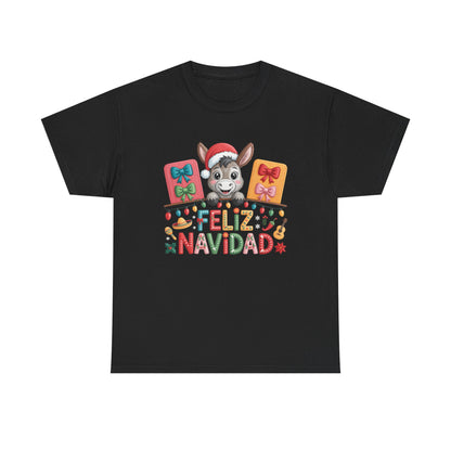 Feliz Navidad Donkey Christmas T-Shirt