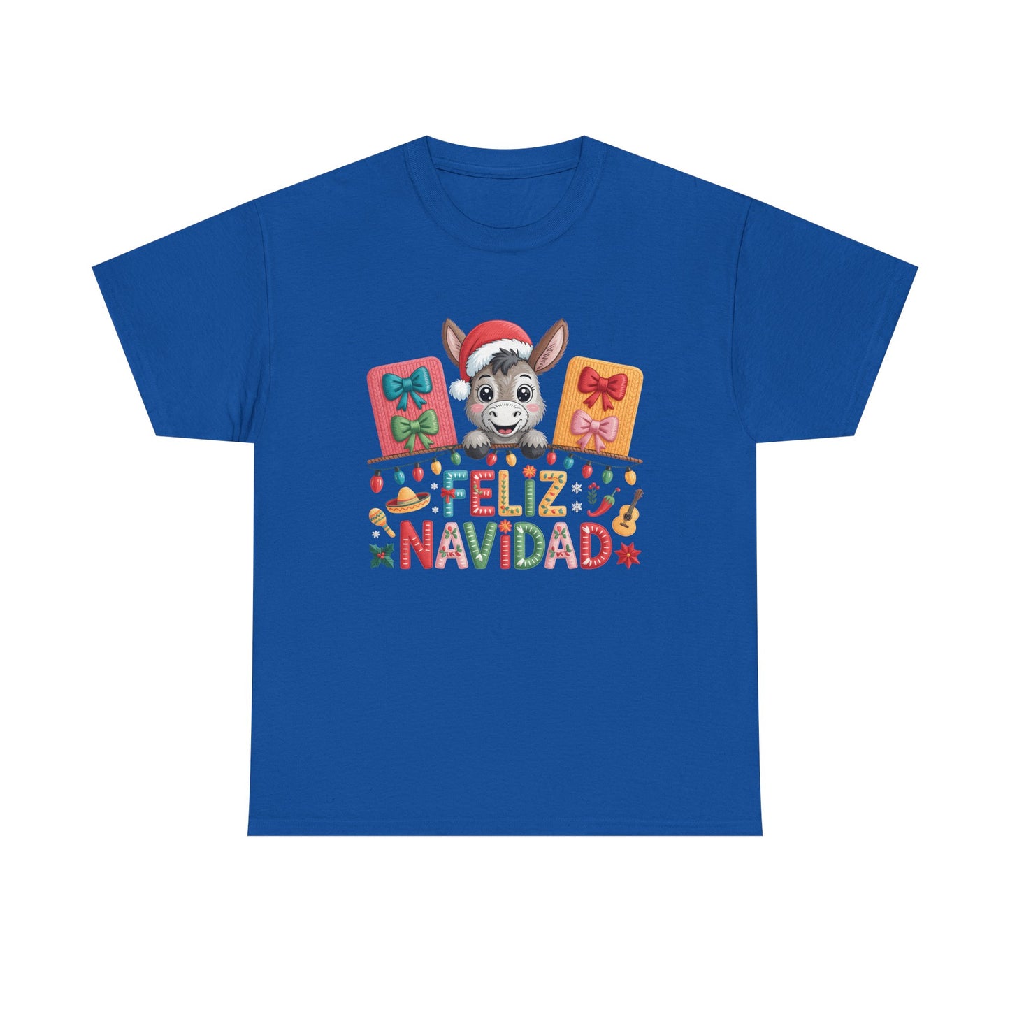 Feliz Navidad Donkey Christmas T-Shirt