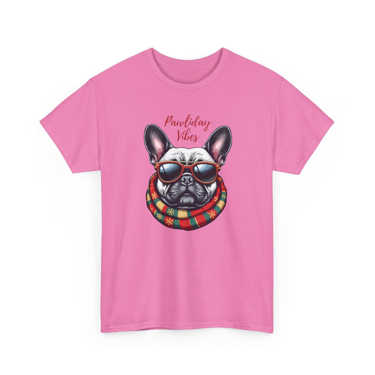 Chic Dog Lover Tee - 'Pawliday Vibes' Unisex Heavy Cotton T-Shirt