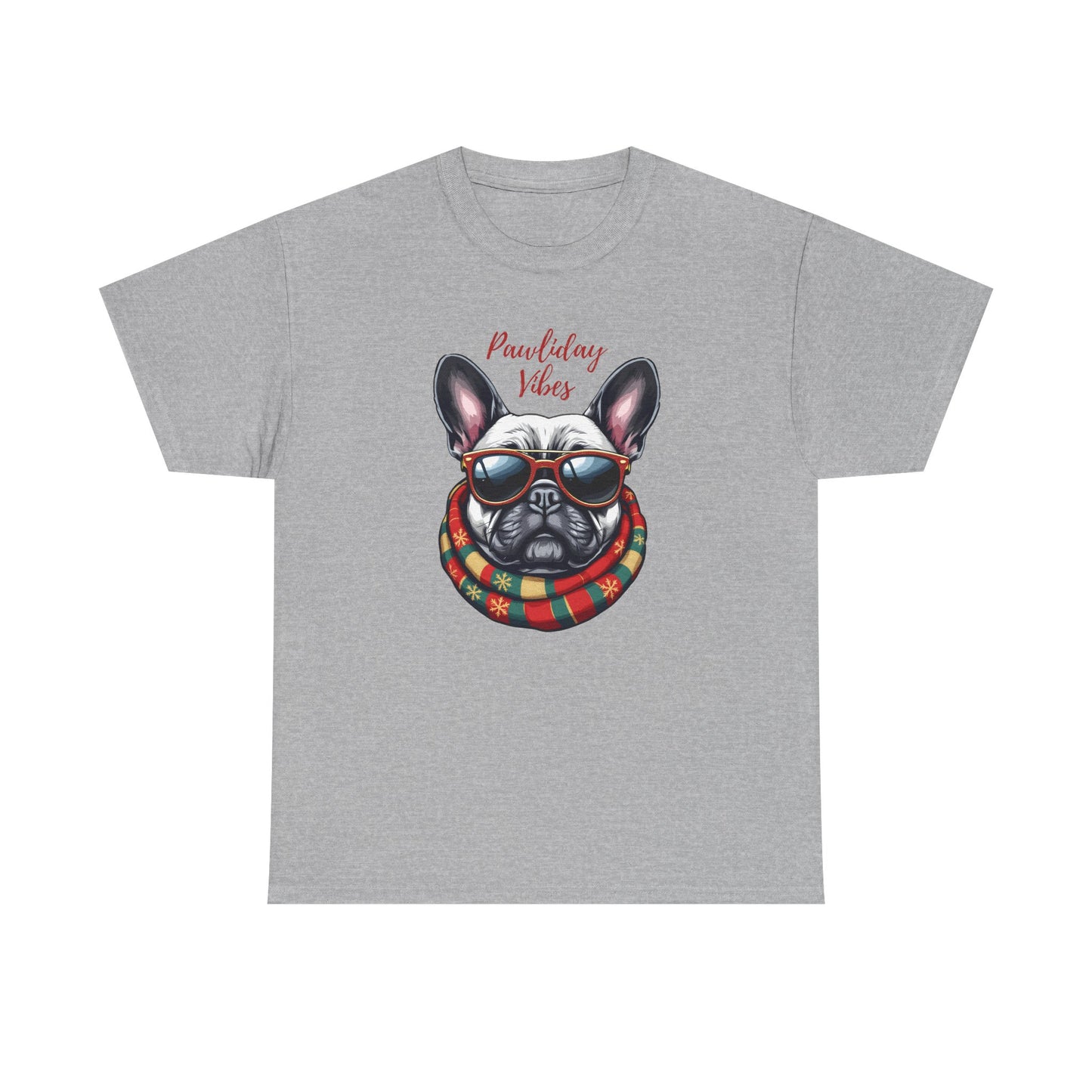 Chic Dog Lover Tee - 'Pawliday Vibes' Unisex Heavy Cotton T-Shirt