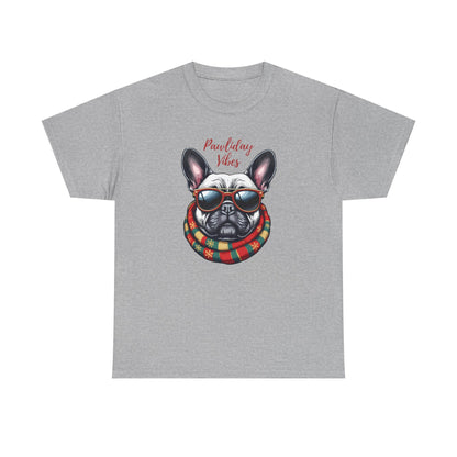 Chic Dog Lover Tee - 'Pawliday Vibes' Unisex Heavy Cotton T-Shirt