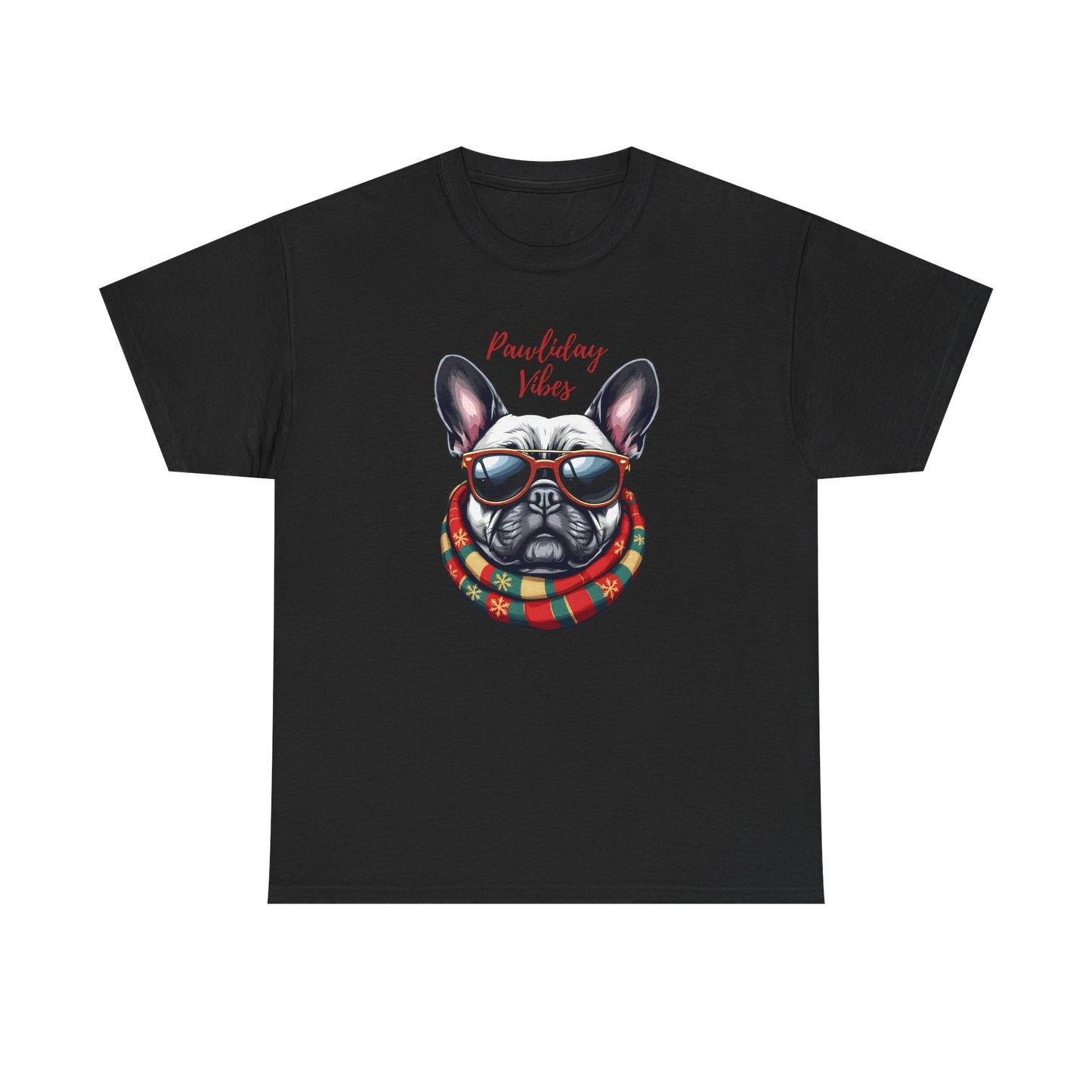Chic Dog Lover Tee - 'Pawliday Vibes' Unisex Heavy Cotton T-Shirt