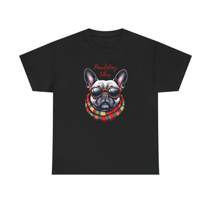 Chic Dog Lover Tee - 'Pawliday Vibes' Unisex Heavy Cotton T-Shirt