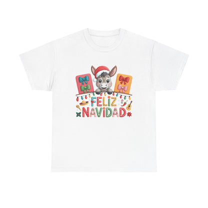 Feliz Navidad Donkey Christmas T-Shirt