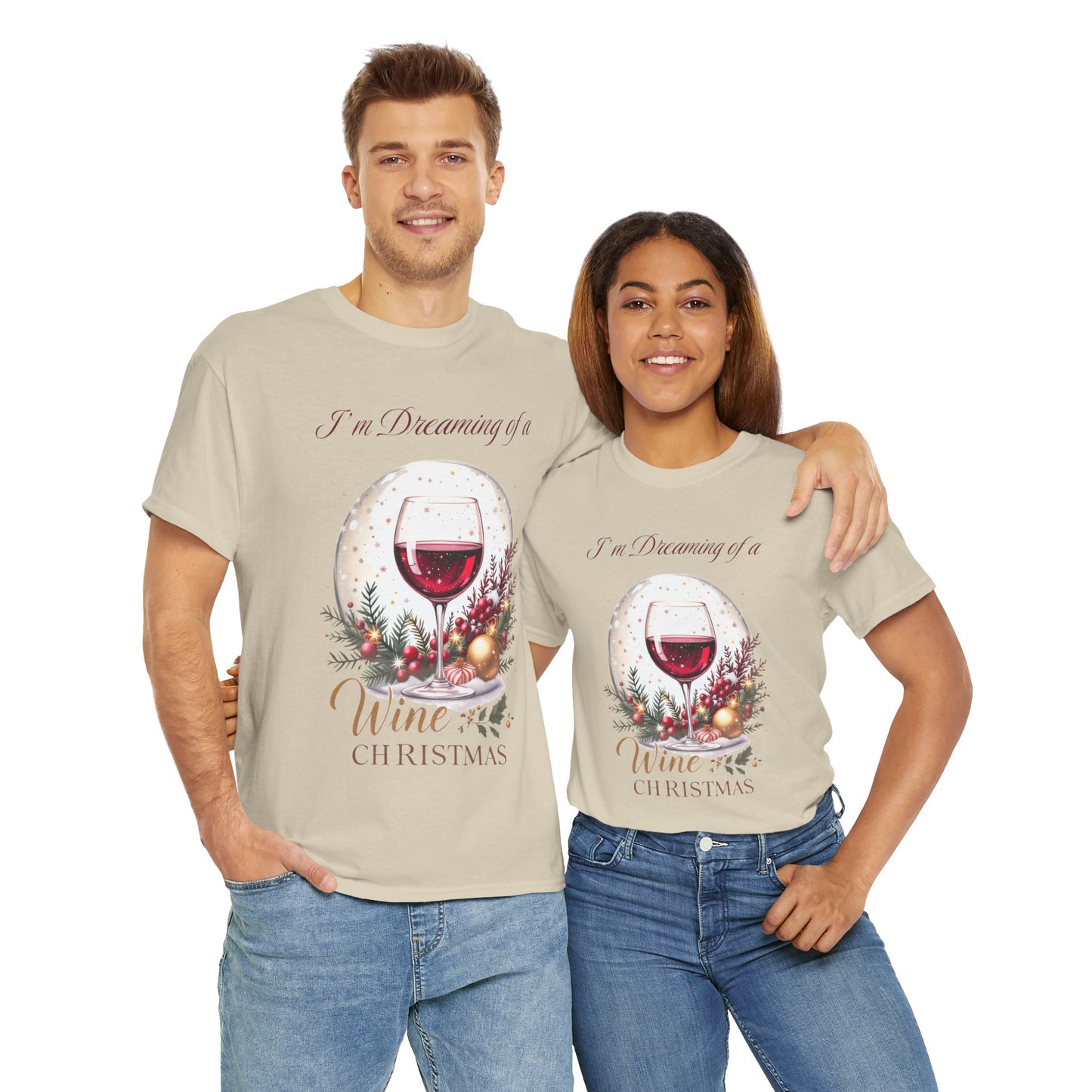 Wine Christmas Unisex Tee
