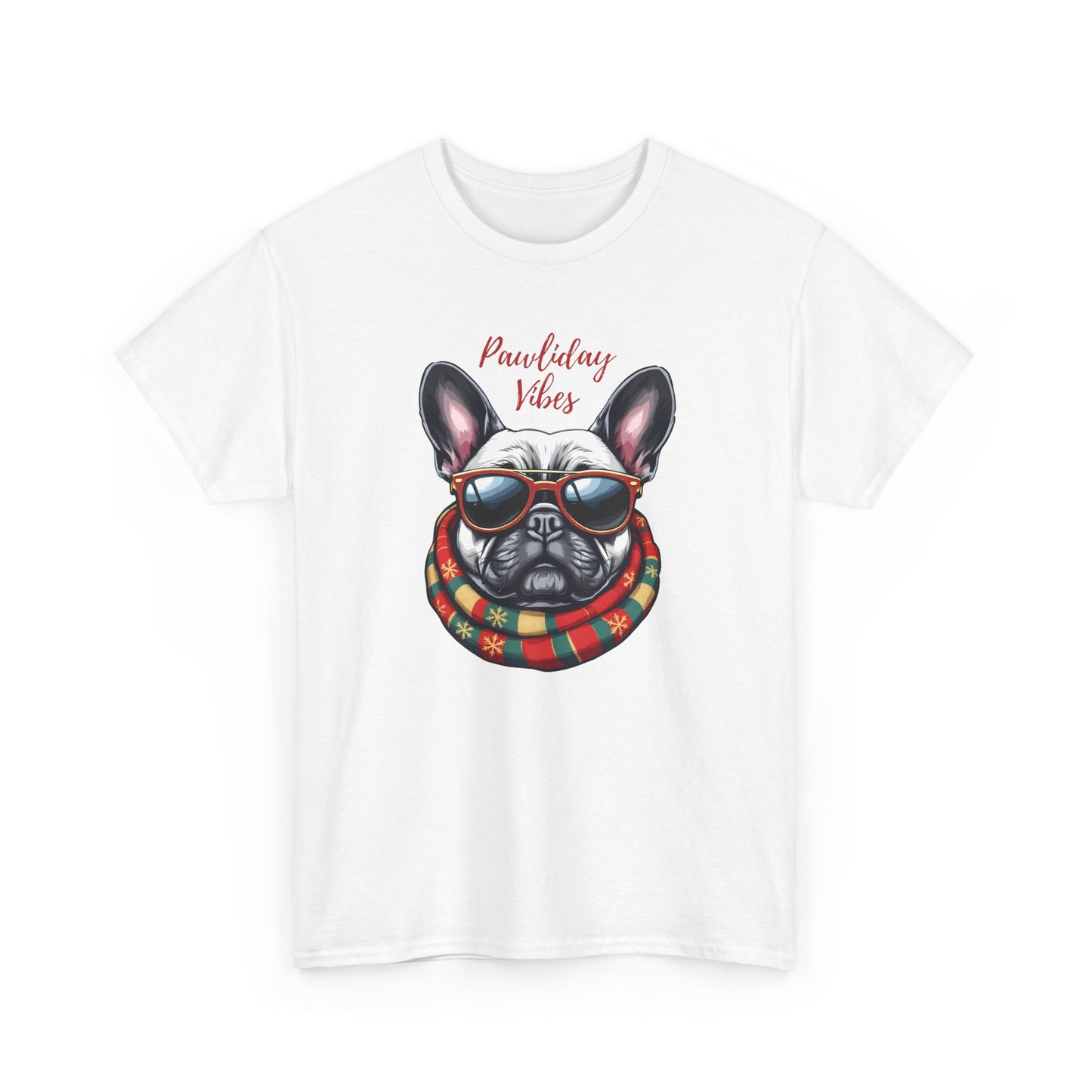 Chic Dog Lover Tee - 'Pawliday Vibes' Unisex Heavy Cotton T-Shirt