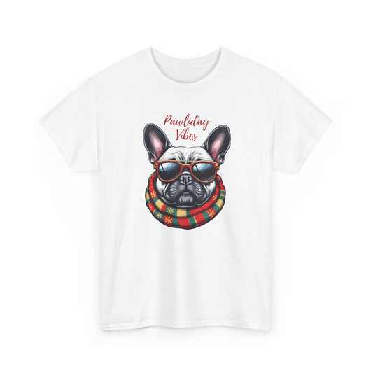 Chic Dog Lover Tee - 'Pawliday Vibes' Unisex Heavy Cotton T-Shirt