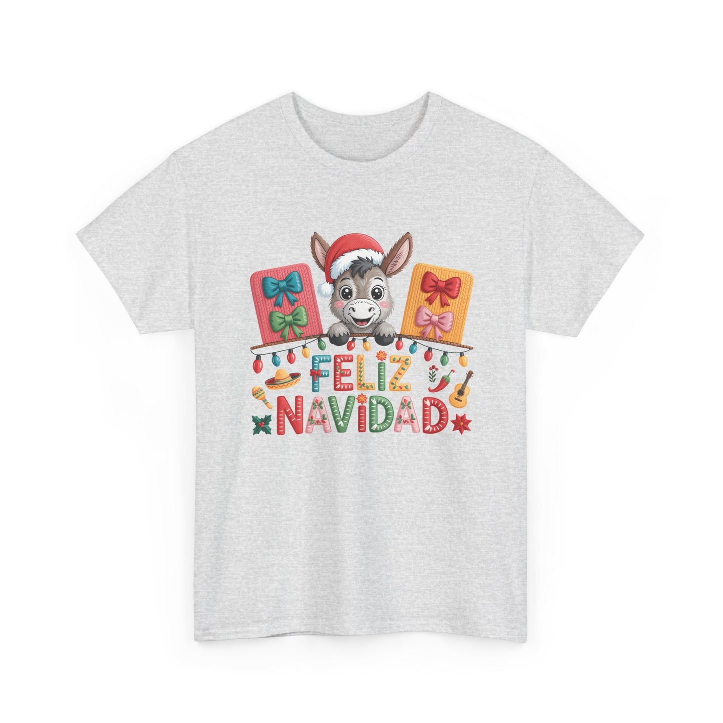 Feliz Navidad Donkey Christmas T-Shirt