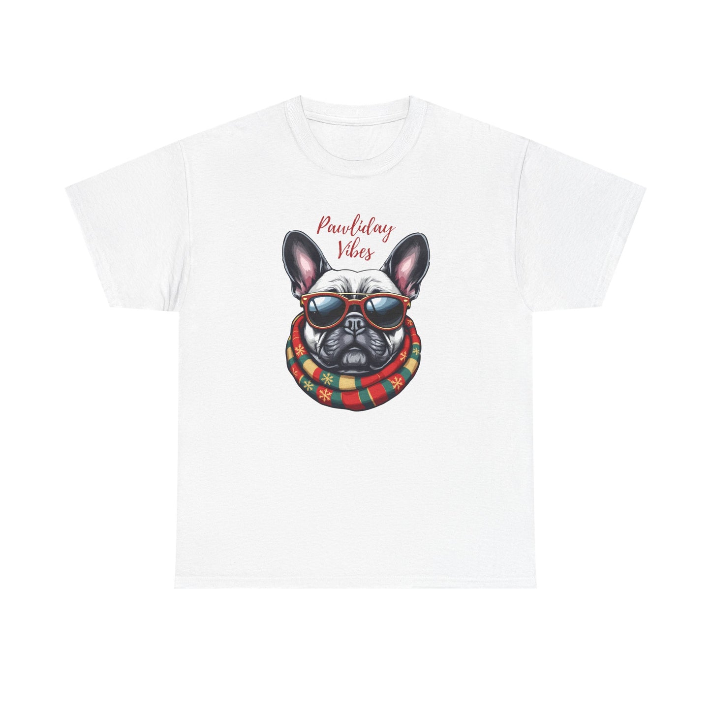 Chic Dog Lover Tee - 'Pawliday Vibes' Unisex Heavy Cotton T-Shirt