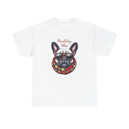 Chic Dog Lover Tee - 'Pawliday Vibes' Unisex Heavy Cotton T-Shirt