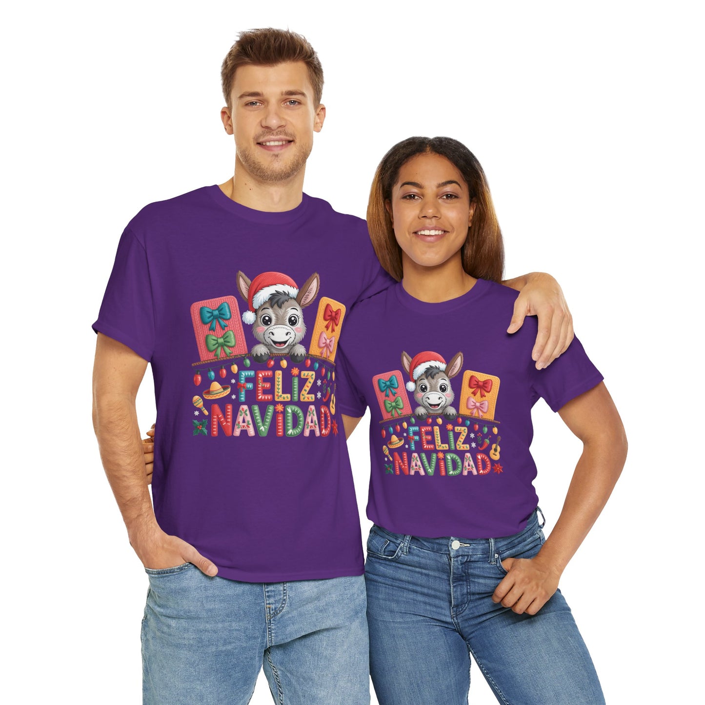 Feliz Navidad Donkey Christmas T-Shirt