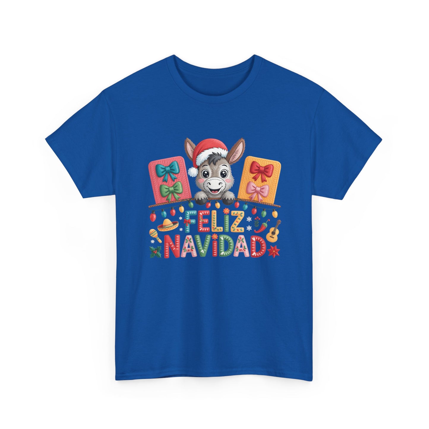 Feliz Navidad Donkey Christmas T-Shirt