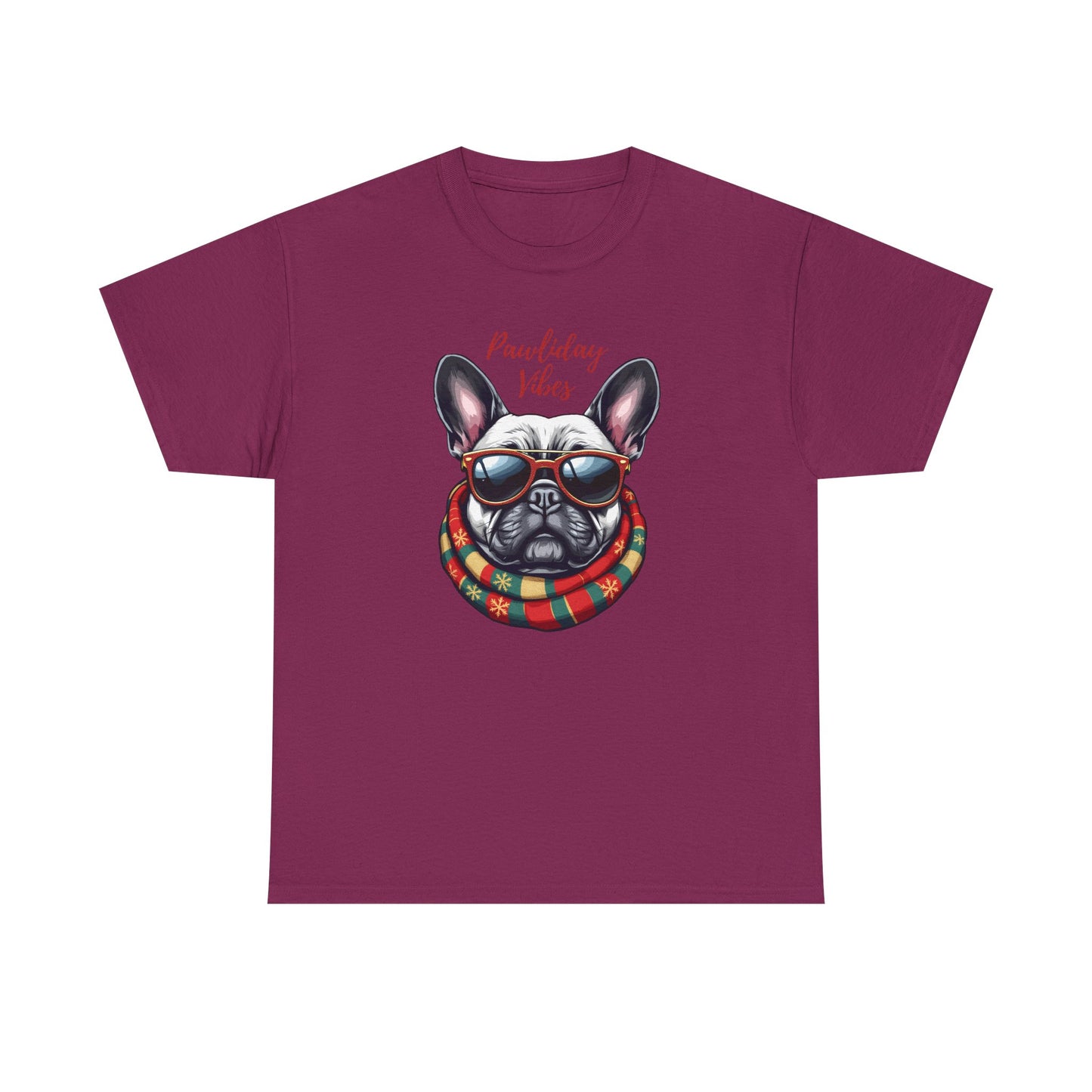 Chic Dog Lover Tee - 'Pawliday Vibes' Unisex Heavy Cotton T-Shirt