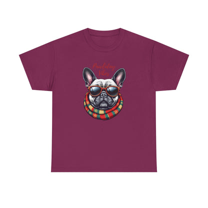 Chic Dog Lover Tee - 'Pawliday Vibes' Unisex Heavy Cotton T-Shirt
