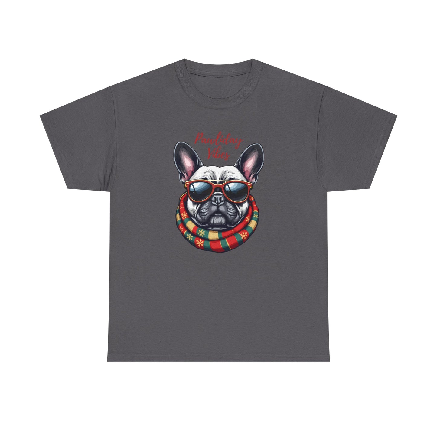 Chic Dog Lover Tee - 'Pawliday Vibes' Unisex Heavy Cotton T-Shirt