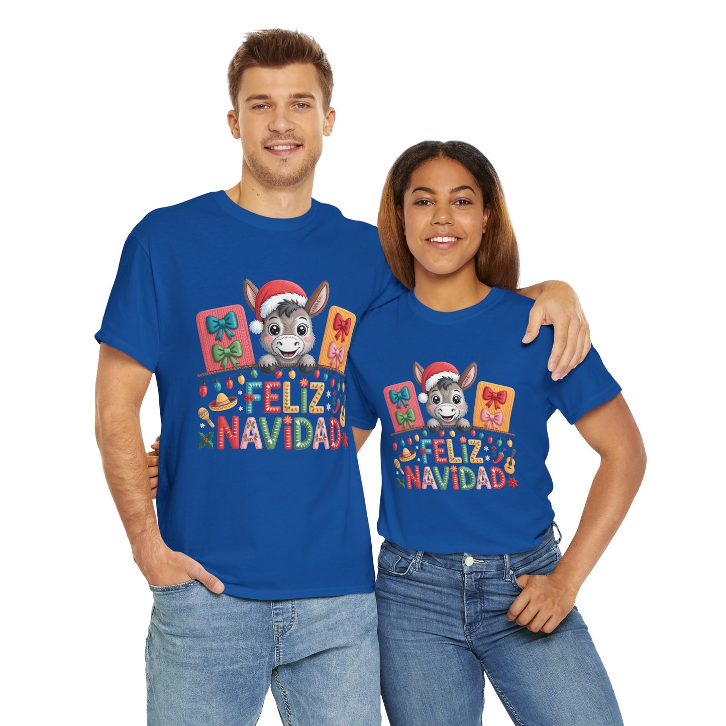Feliz Navidad Donkey Christmas T-Shirt