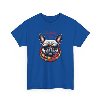 Chic Dog Lover Tee - 'Pawliday Vibes' Unisex Heavy Cotton T-Shirt