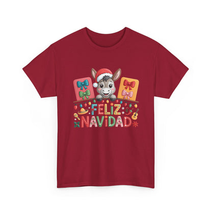 Feliz Navidad Donkey Christmas T-Shirt