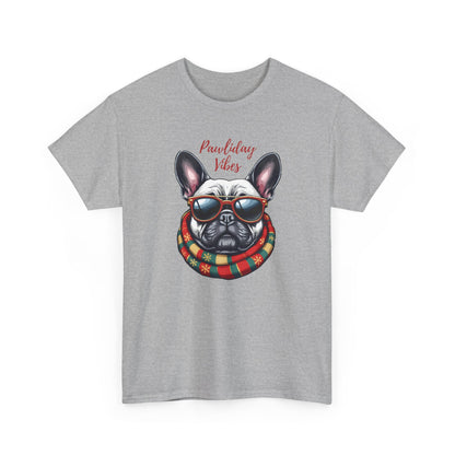 Chic Dog Lover Tee - 'Pawliday Vibes' Unisex Heavy Cotton T-Shirt