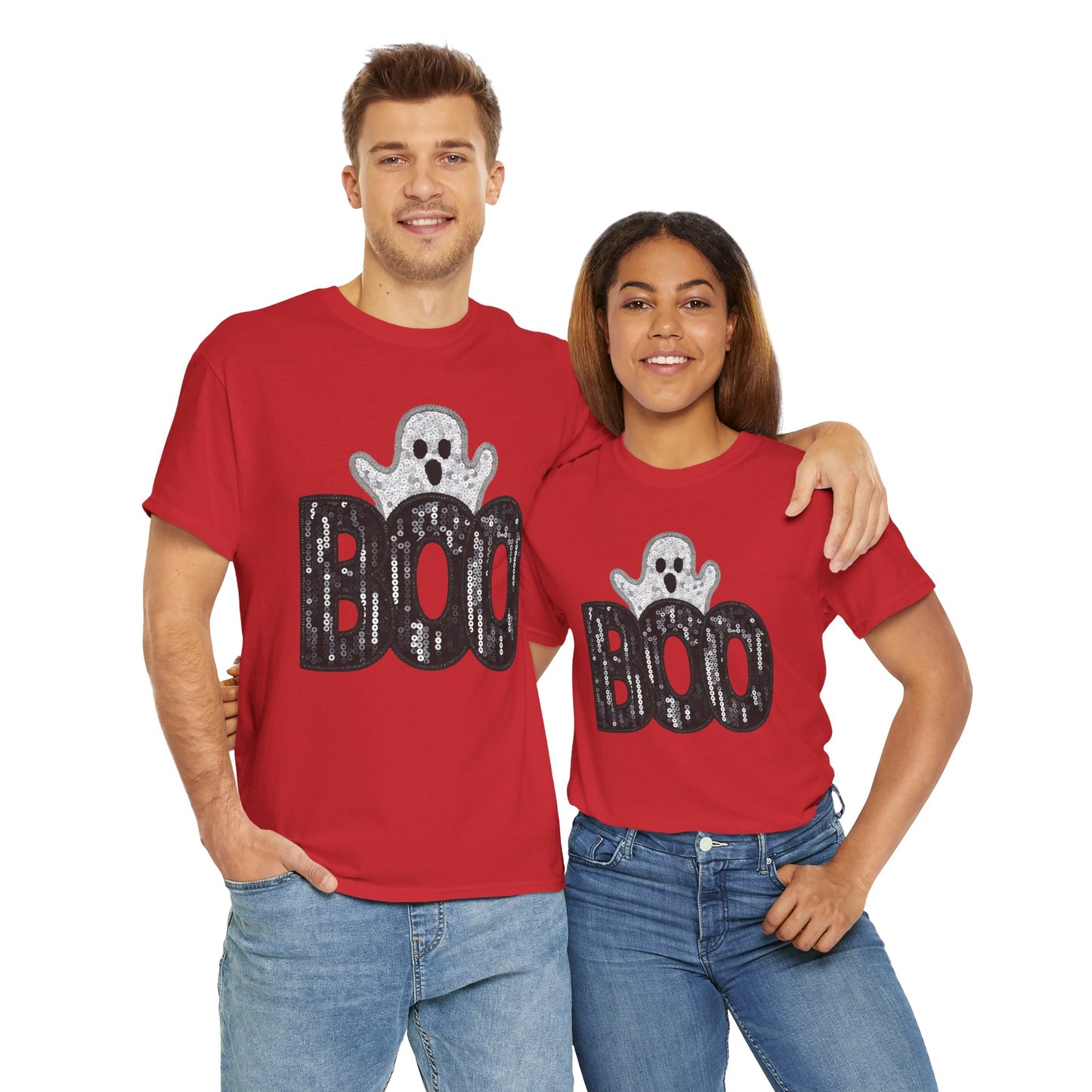 Boo Ghost T-Shirt — Cute Halloween Graphic Tee