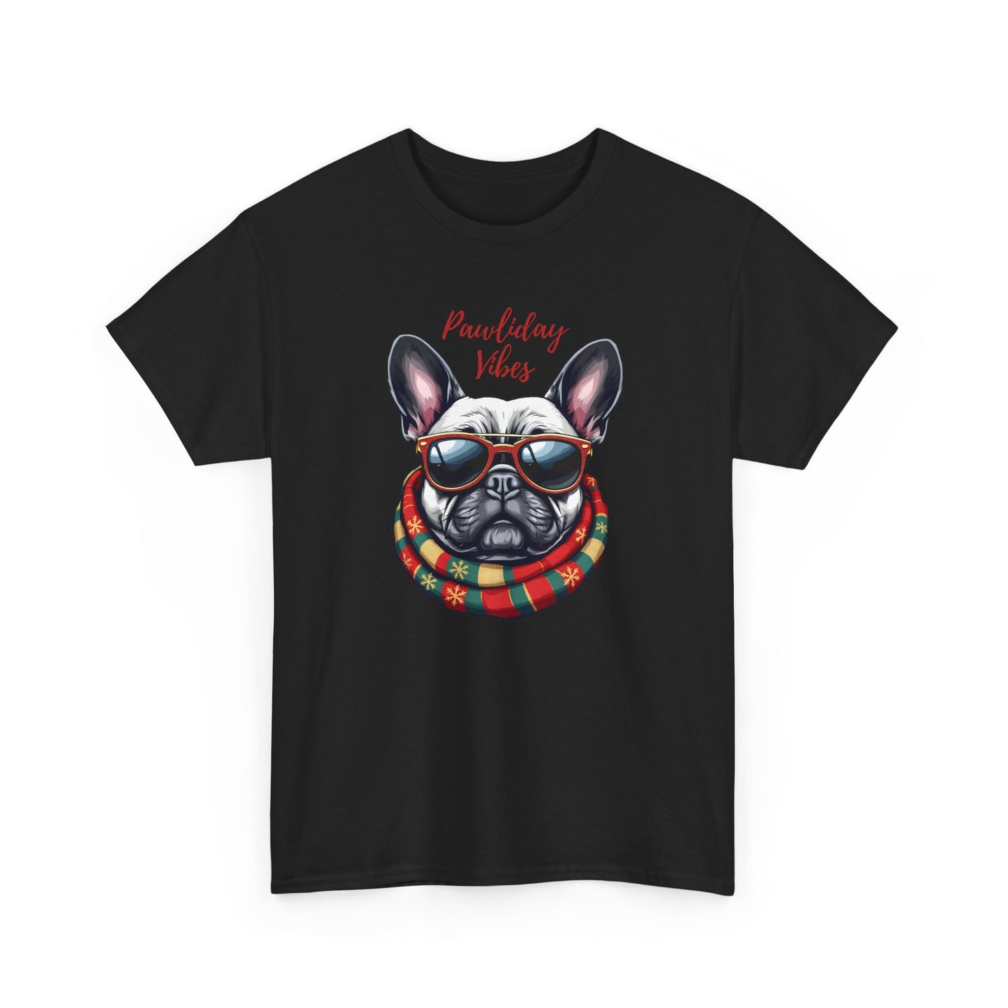Chic Dog Lover Tee - 'Pawliday Vibes' Unisex Heavy Cotton T-Shirt