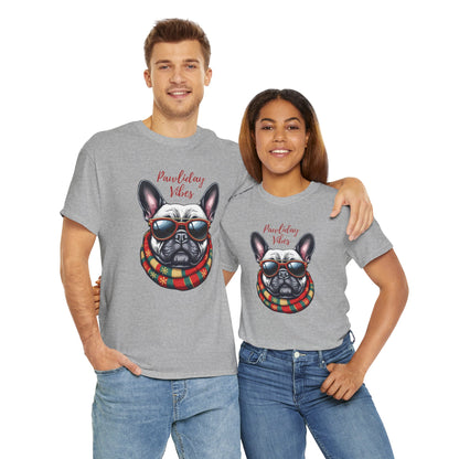 Chic Dog Lover Tee - 'Pawliday Vibes' Unisex Heavy Cotton T-Shirt