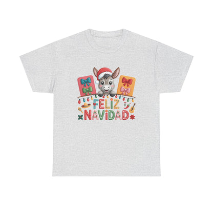 Feliz Navidad Donkey Christmas T-Shirt